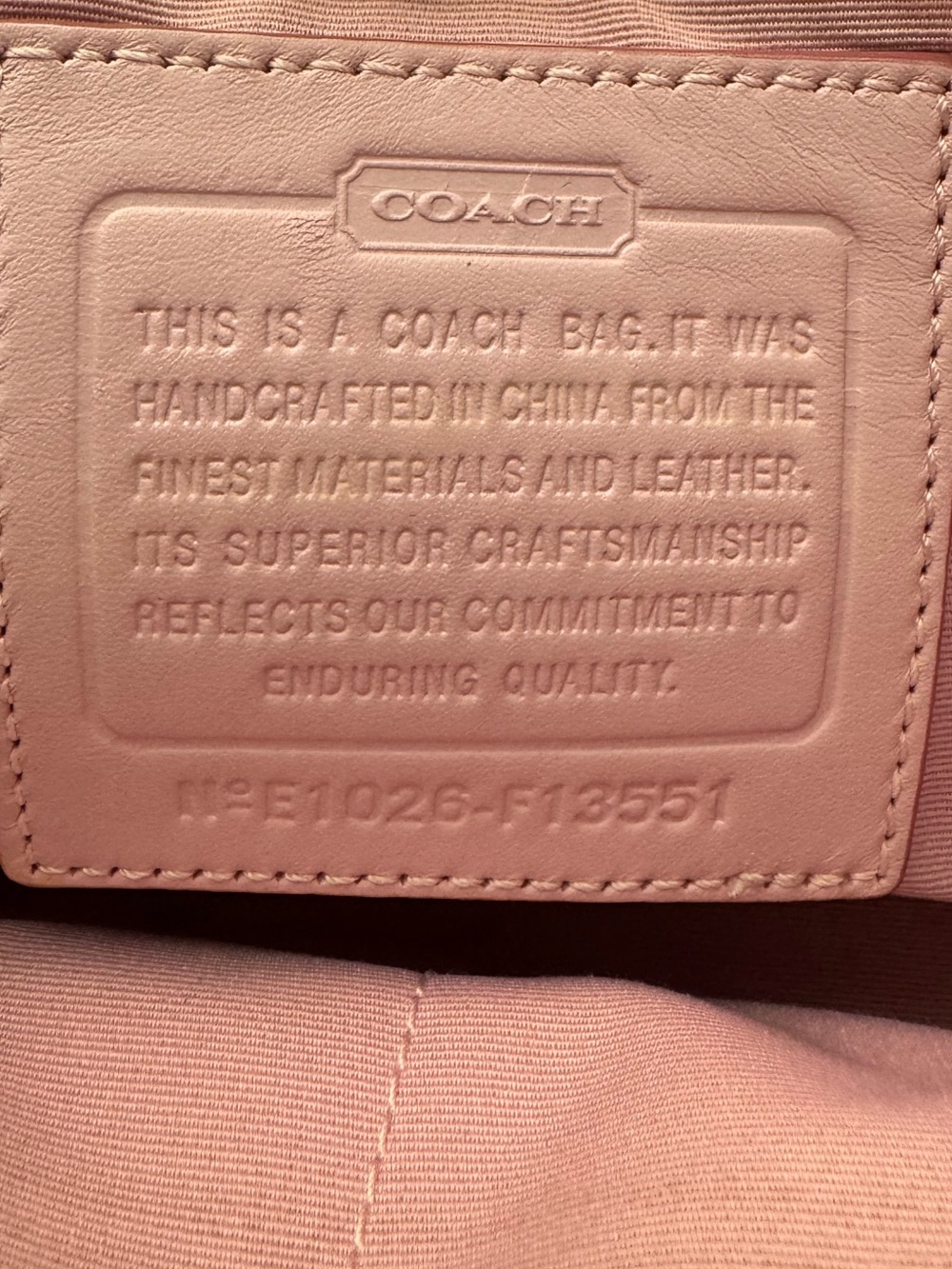 Coach Signature Stripe Boston Satchel Pink Canvas Duffle Y2K Bag F13551 - Picture 7 of 14